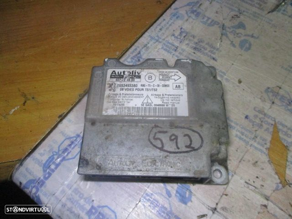 Modulo Airbag 9653493380 PEUGEOT 307 SW 2005 PEUGEOT 307 2005 1.6HDI 90CV 5P CINZA
