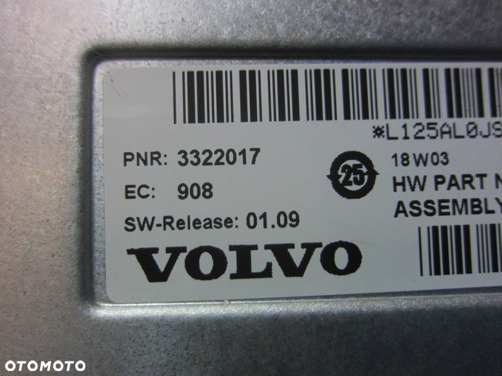 VOLVO XC40 XC 40 HARMAN KARDON WZMACNIACZ AUDIO 3322017 31456942 31456841 - 9