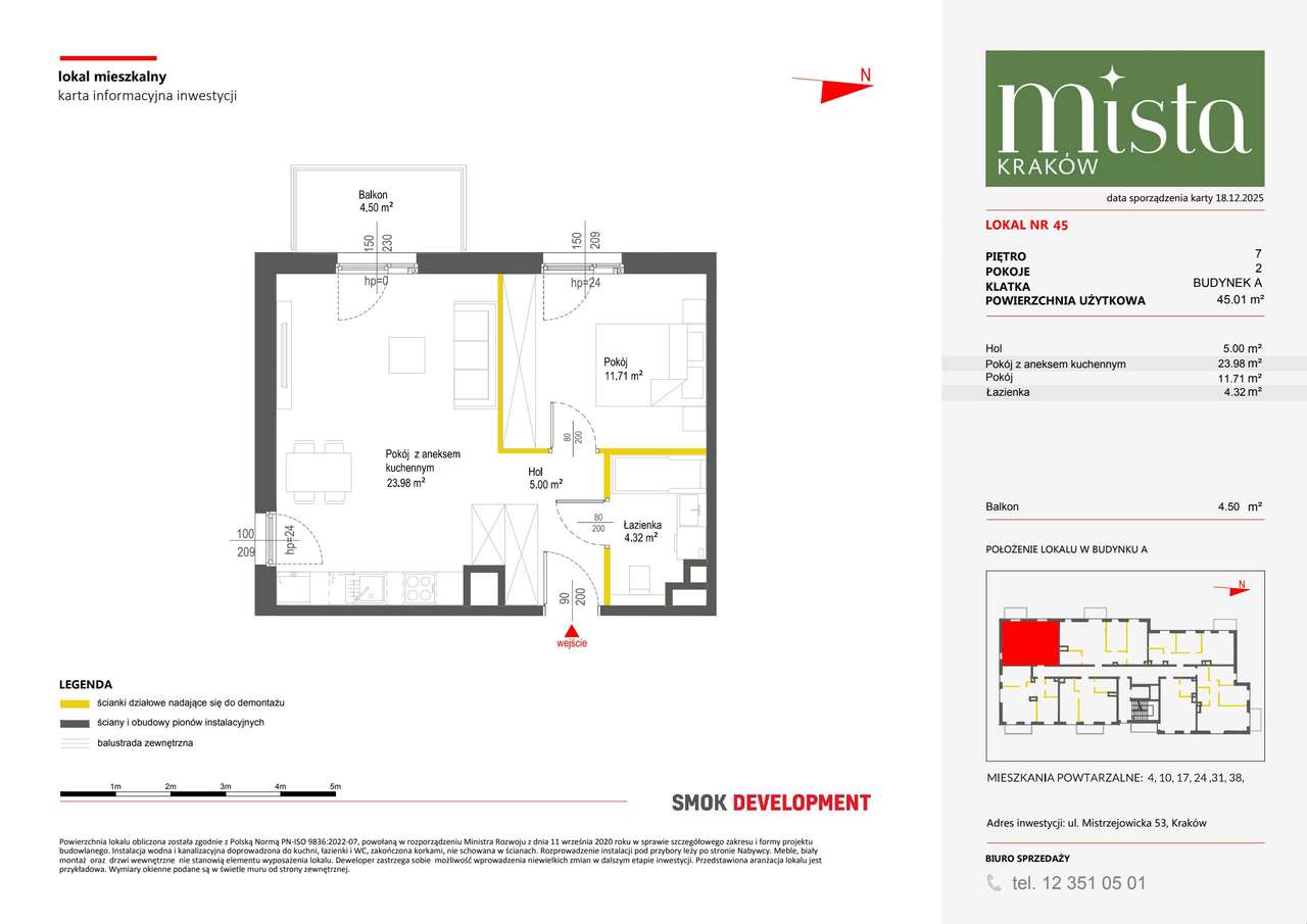 2-pokojowe mieszkanie 45m2 + balkon Bez Prowizji - Pełny obrazek: 2/14
