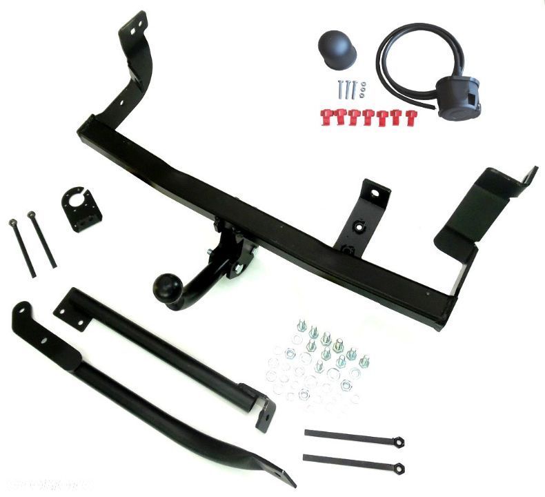 Nowy Kompletny Hak Holowniczy + Kula + Wiązka Uniwersalna + Gniazdo elektr.do Peugeot 806 5-drzwiowy Van od 1994 do 2006 - 2