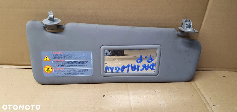 Słonecznik osłona przeciwsłoneczna prawa Dacia Logan 8200703191 8200703193 - 1