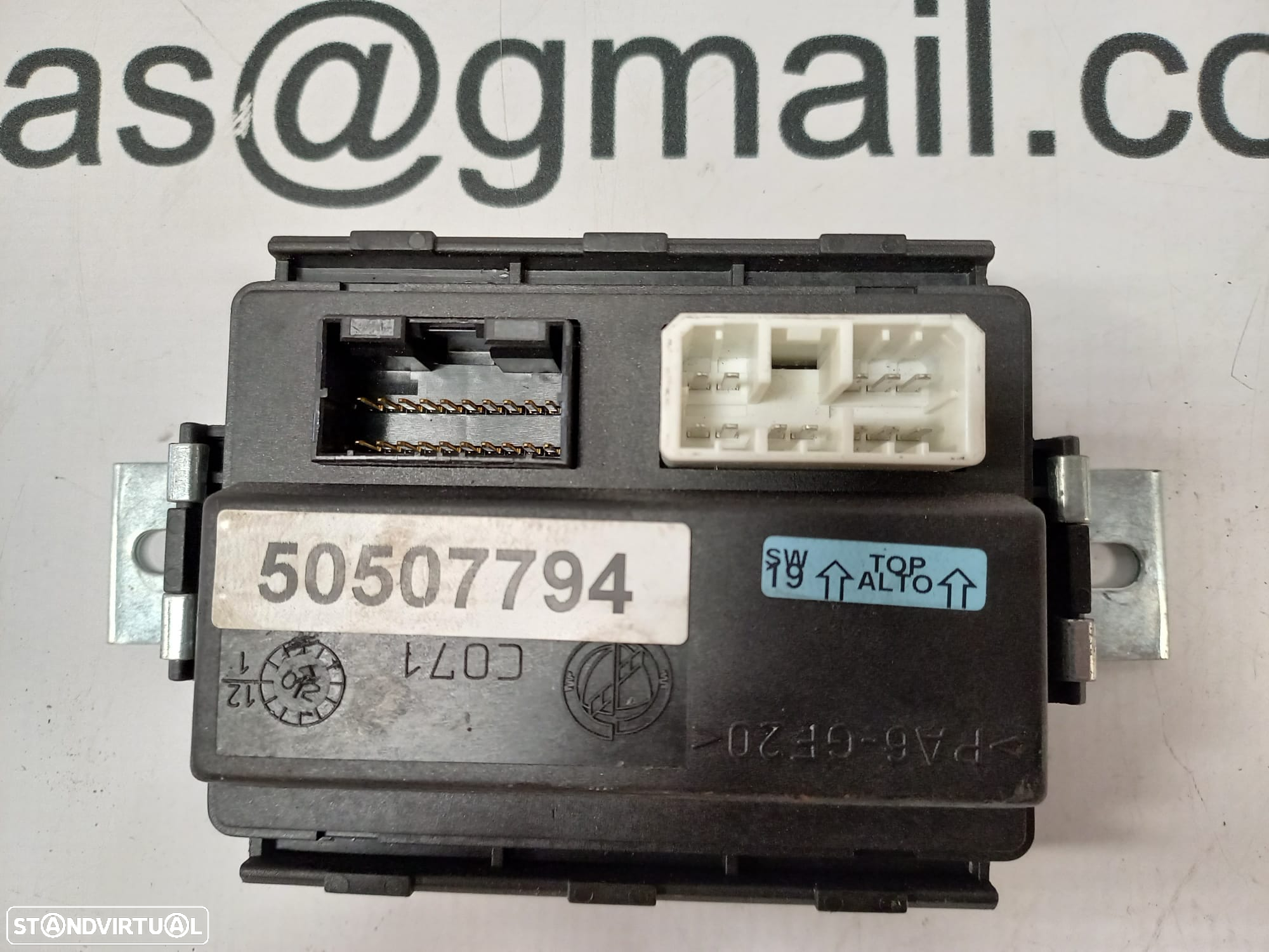 CENTRALINA ECU VIDRO VIDROS JANELA JANELAS ORIGINAL 50507794 14729157601 ALFA ROMEO GT 937 - 3