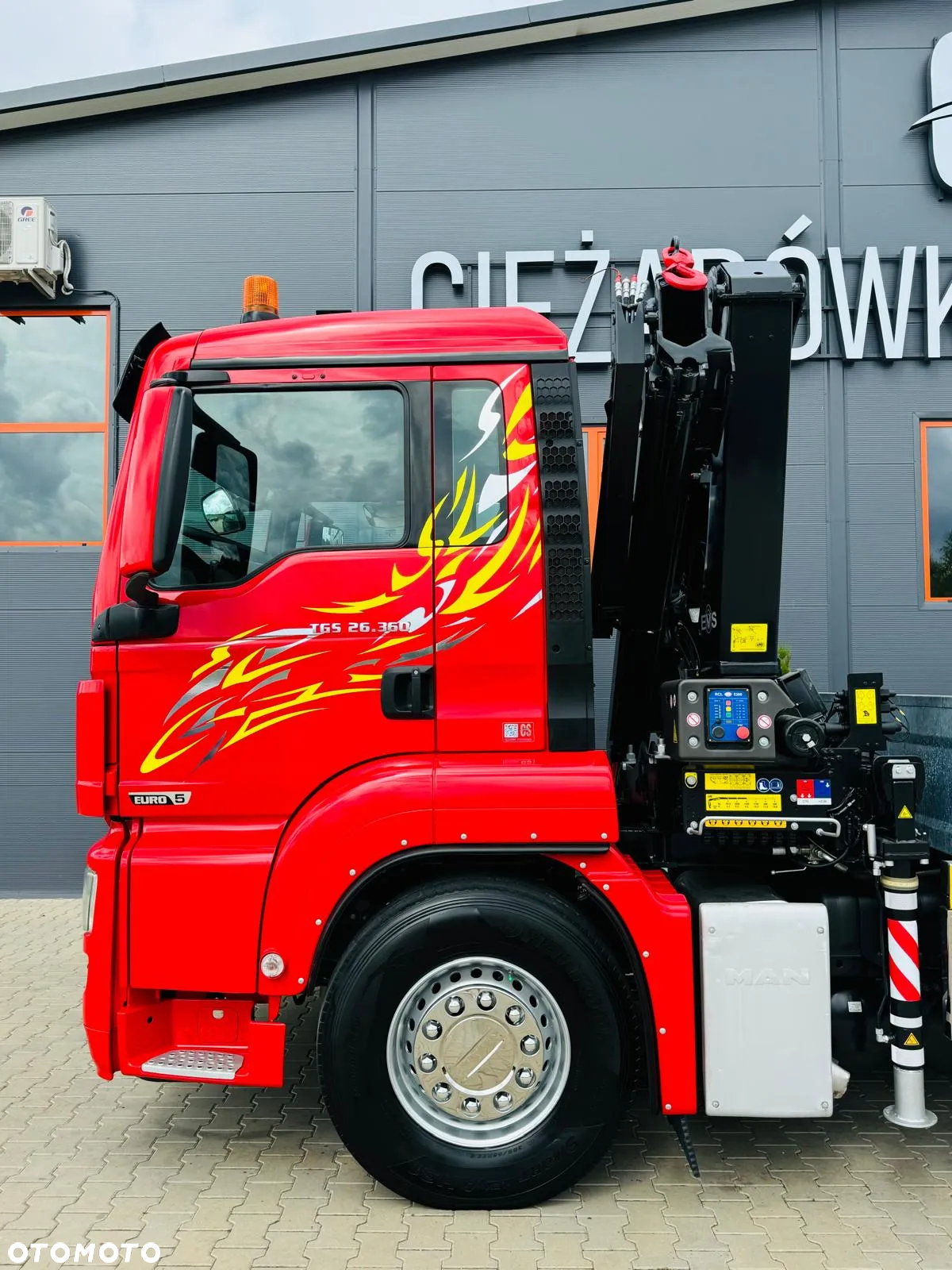 MAN MAN MAN TGS TGX 26.360 E5 laweta uniwersalna 10,2m + Dźwig HDS HMF 1420 K2 / do przewozu kontenerów / pomoc drogowa / platforma / energetyka/ kran krane dzwig hds żuraw - 29