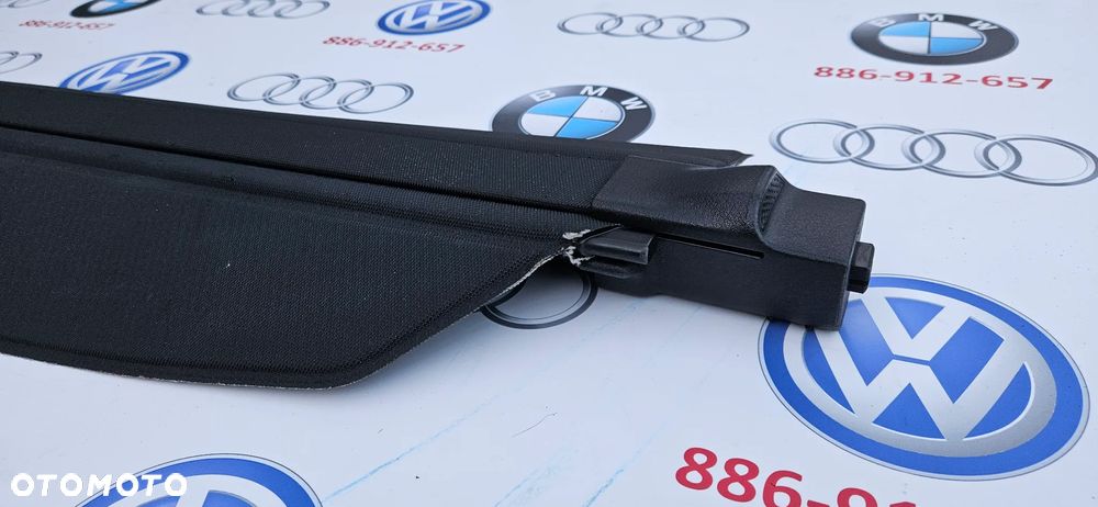 SKODA OCTAVIA I KOMBI LIFT Roleta bagażnika CZARNA ŁADNA 1U9867871A - 10