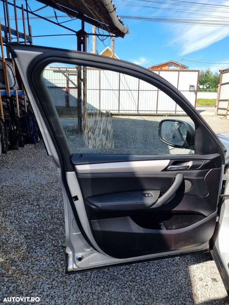 Usa Stanga Fata BMW X3 F25 2010 - 2014 SUV 4 Usi Titanium Silver 354/7 (1287) CU DEFECTE - 5