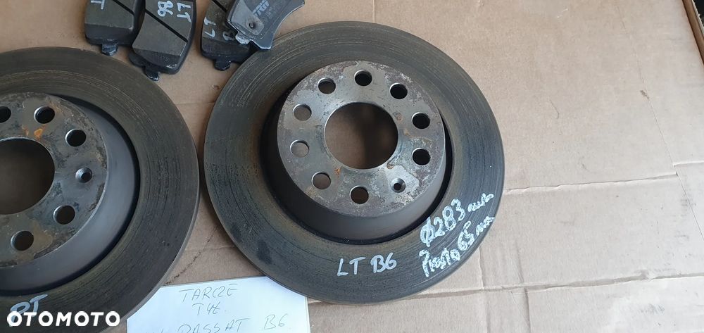 Tarcze hamulcowe tył tylne klocki VW Passat B6 - 3