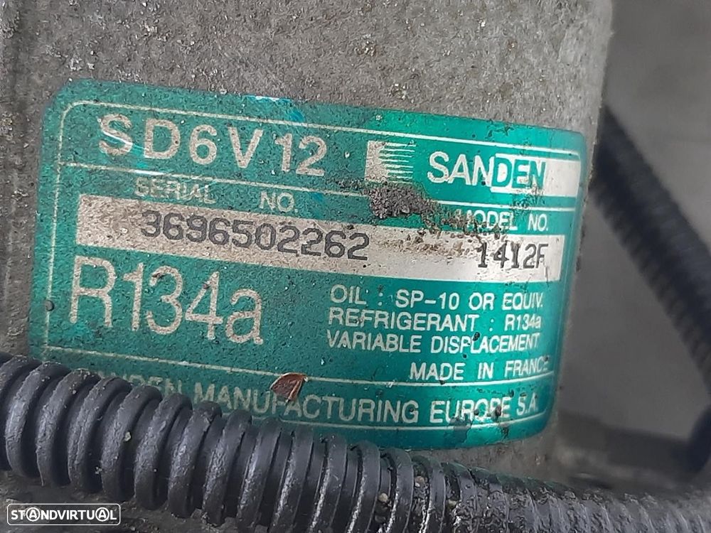 COMPRESSOR AR CONDICIONADO PEUGEOT 206 FASTBACK 2002 - 4