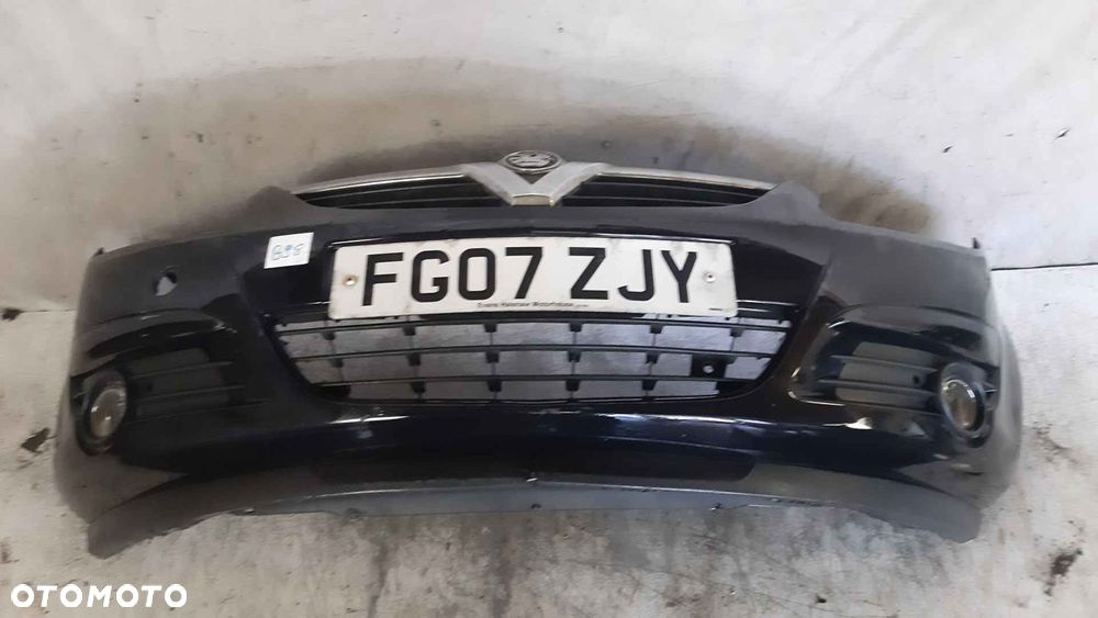^ ZDERZAK PRZÓD PRZEDNI DO OPEL CORSA D Z20R CZARNY HALOGENY - 2