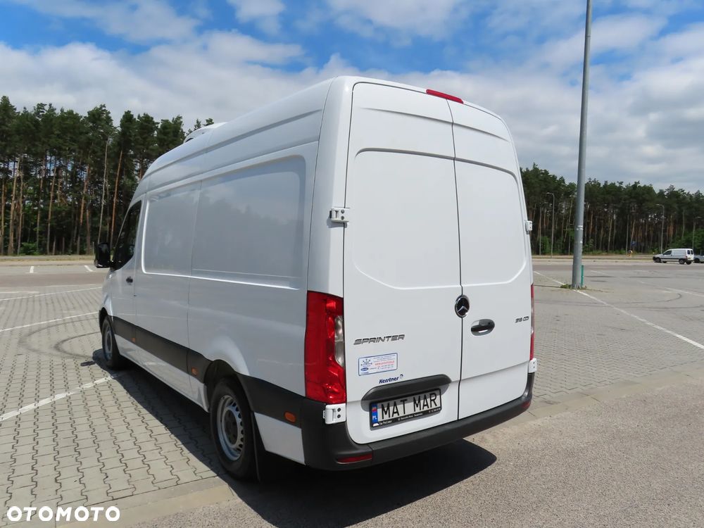 Mercedes-Benz Sprinter 316 CDI 2.2 CDI 163 KM 7G-TRONIC PLUS AUTOMAT Kerstner* Chłodnia -20*C 3168 mm Dł. Furgon Blaszak, Wysoki Dach, Rozstaw Osi 3665 mm Kg Ładowność 1349 Kg Stan Jak Nowy Gotowy Polecam - 5