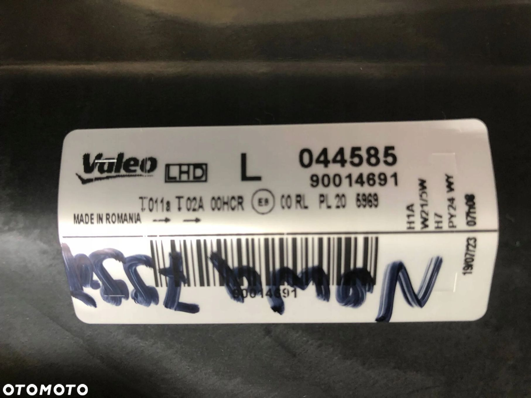 Reflektor, lampa przód lewy Opel Corsa D Lift. - 5