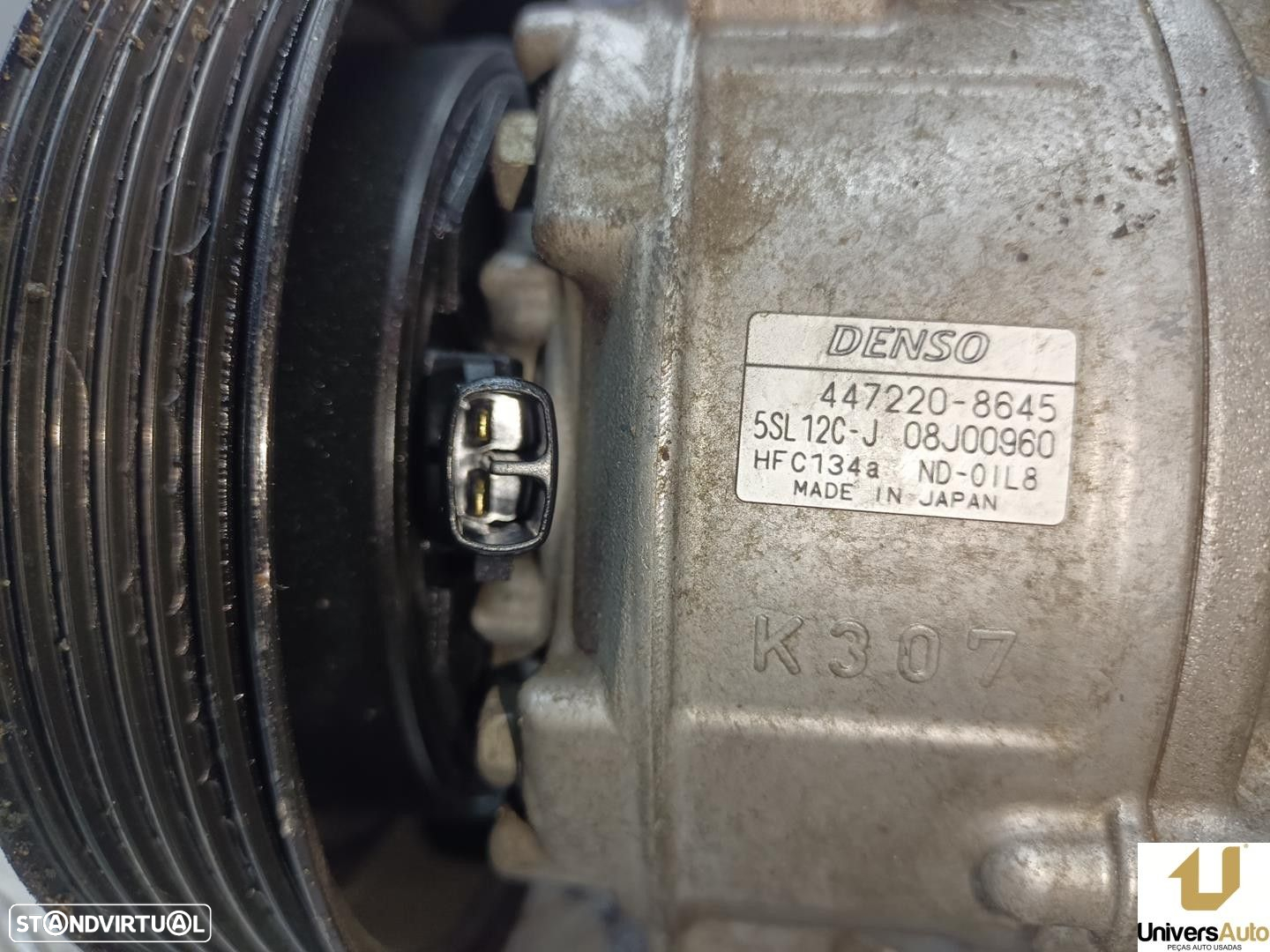 COMPRESSOR AR CONDICIONADO FIAT BRAVO II 2009 -4472208645 - 4