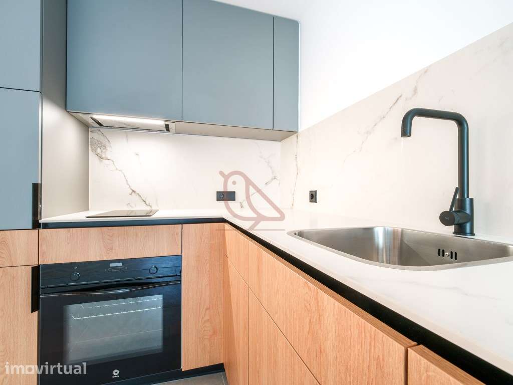 Apartamento T1 novo em Condomínio Fechado | Centro de Leiria - Grande imagem: 4/21