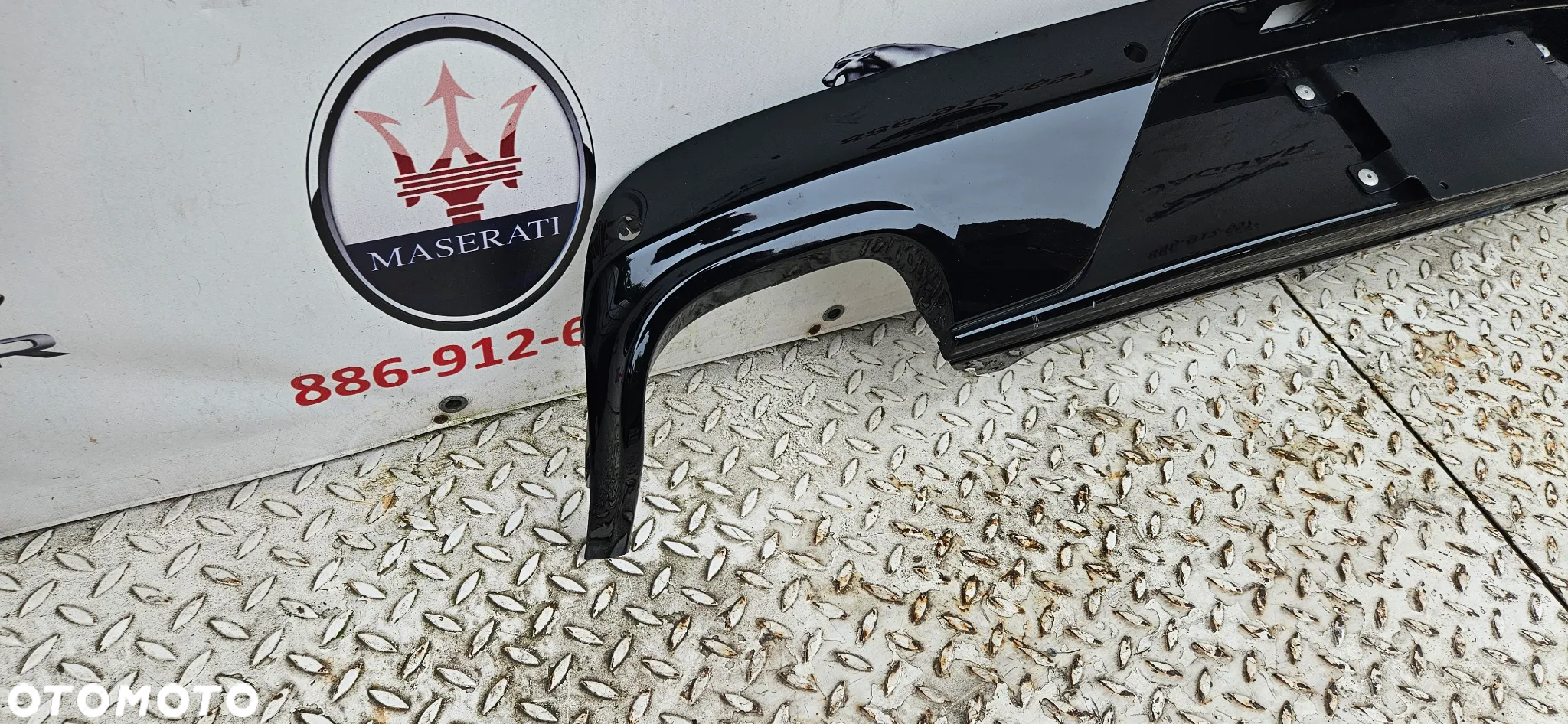 Jaguar XJ 351 LIFT 2015-2019 R-SPORT Dyfuzor zderzaka tylnego Spojler zderzaka tył pod 4x PDC  FW9M-17A894-AA - 3
