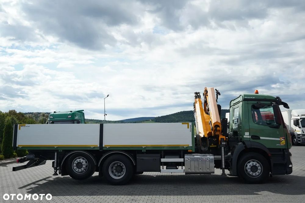Mercedes-Benz ANTOS 2540 / 6x2 / SKRZYNIOWY 6,4 M / HDS EFFER CRANE 265 / MAX UDŹWIG 7 475 KG / PILOT / OŚ SKRETNA -PODNOSZONA / EURO 6 - 14