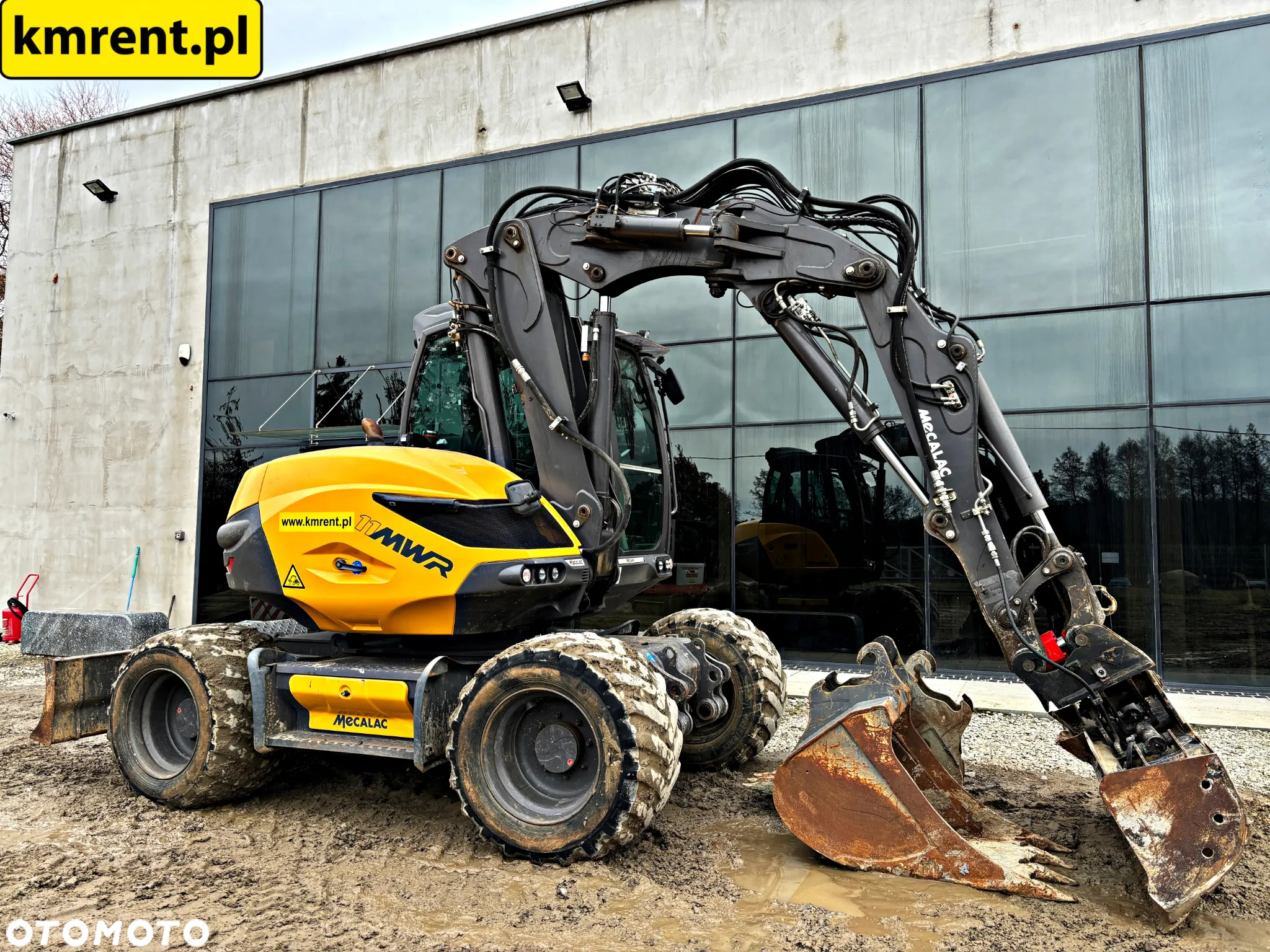 Mecalac 11 MWR KOPARKA KOŁOWA 2019r. | 9 12 LIEBHERR 311 309 TAKEUCHI 295 KOMATSU PW 98 118 - 3