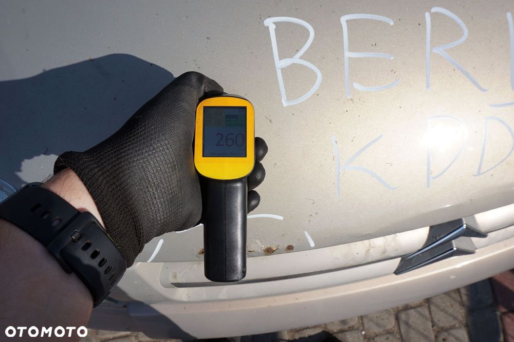 MASKA ZDERZAK BŁOTNIKI LAMPY BERLINGO I LIFT II M59 KDDC  CITROEN 2002-2008 SREBRNY PRZÓD KOMPLETNY - 4