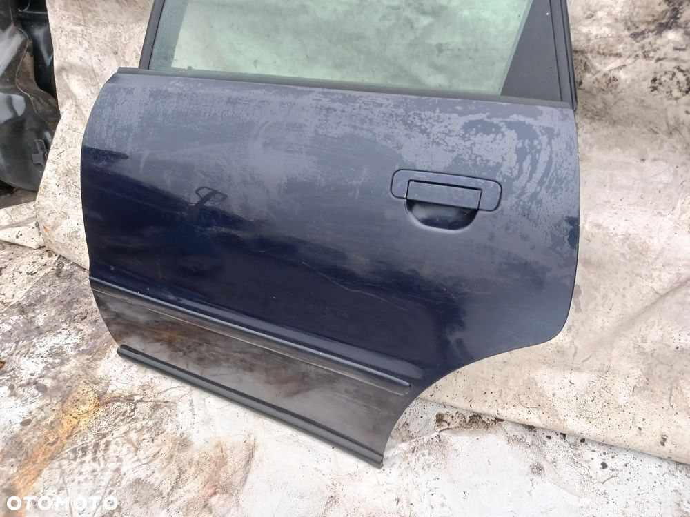 Drzwi Audi A4 B5 Avant kombi Lewe tylne lewy tył kolor Lz5L granatowe Kompletne - 2