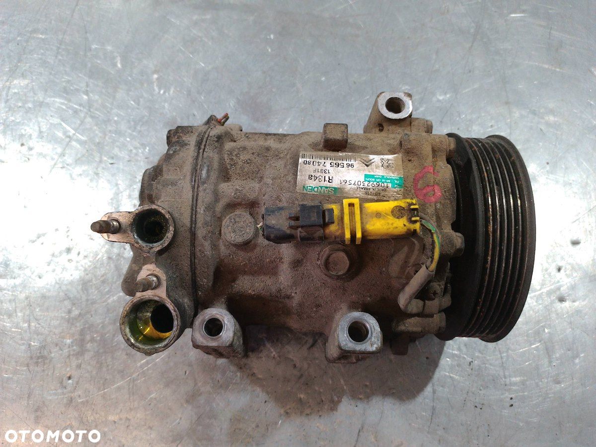 POMPA, SPRĘŻARKA KLIMATYZACJI PEUGEOT 407 SW 9656574080 2.0 HDI - 1