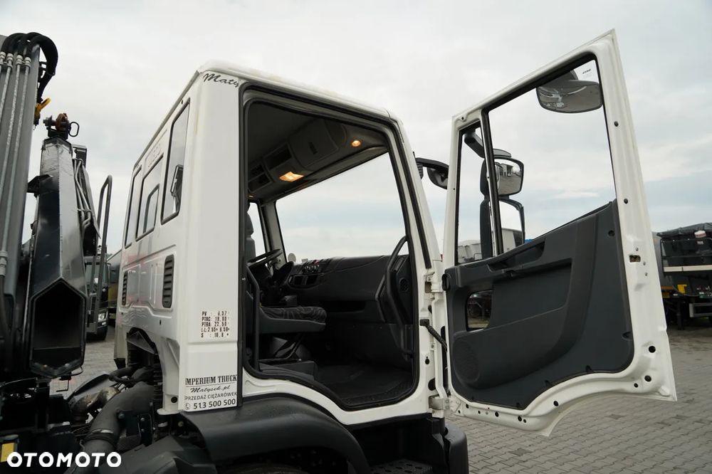 Iveco EUROCARGO 190EL32  / Wywrotka + HDS / HYDROBURTA / BORDMATIC / 3 STRONNY KIPPER - 3.5 M / EURO 6 - 36