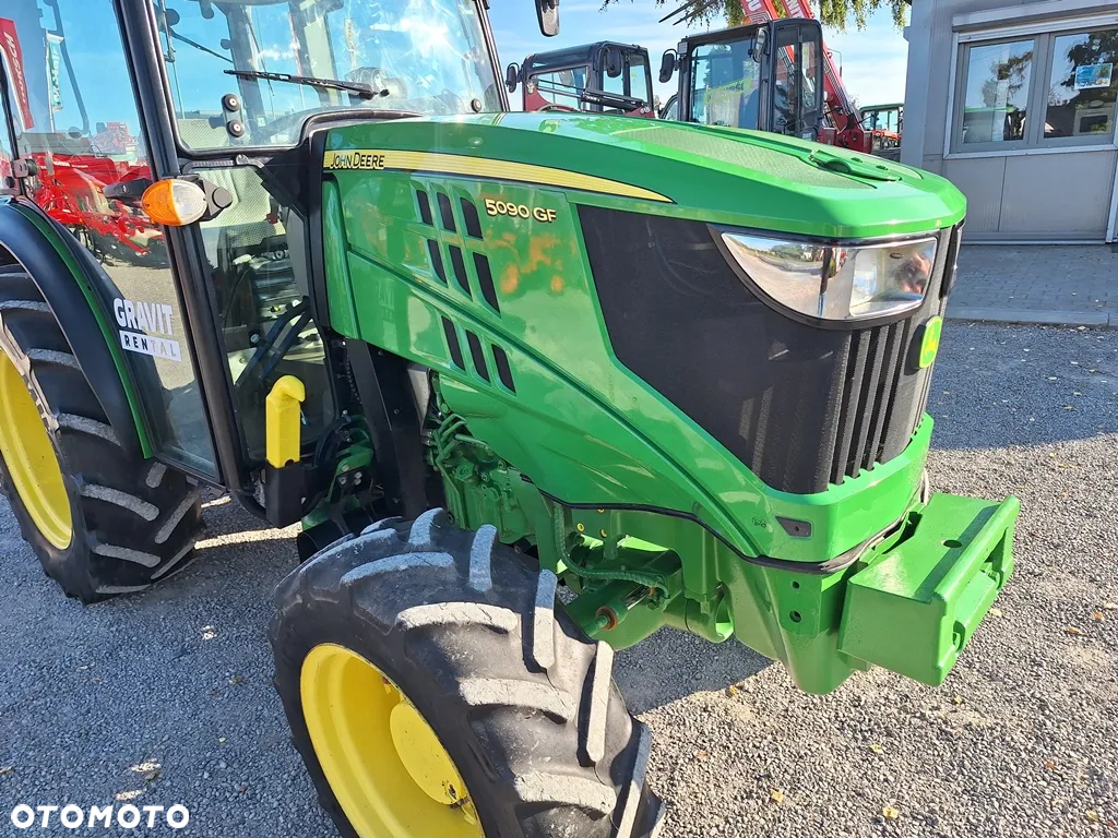 John Deere JD 5090 GF, ciągnik sadowniczy, ogrodniczy, 90 KM 4-cyl, I-szy właściciel - 8