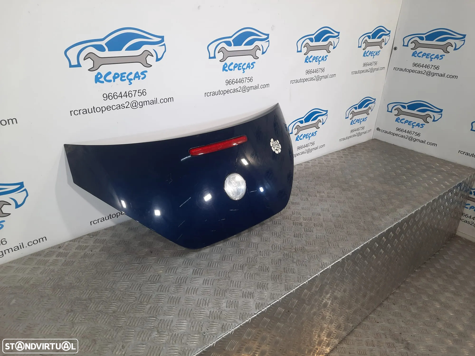 PORTA TAMPA MALA VW VOLKSWAGEN NEW BEETLE FECHO PUXADOR MOTOR 3º STOP - 4