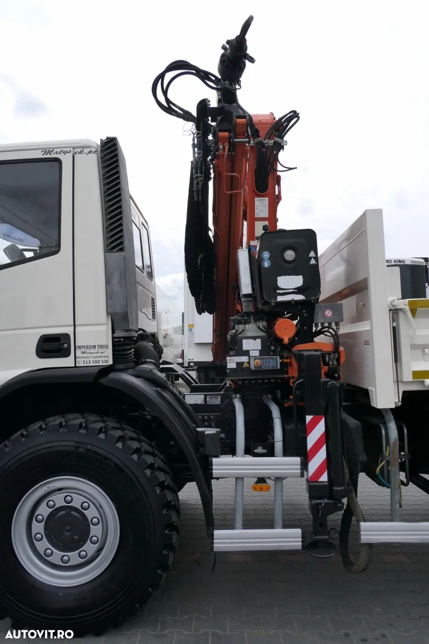 Iveco EUROCARGO 150E25 / 4X4 / BASCULANTE + HDS TEREX 120.2 E / PENTRU INDUSTRIA ELECTRICĂ / RADIO CONTROL / 67.000 KM KILOMETRAJ - 21