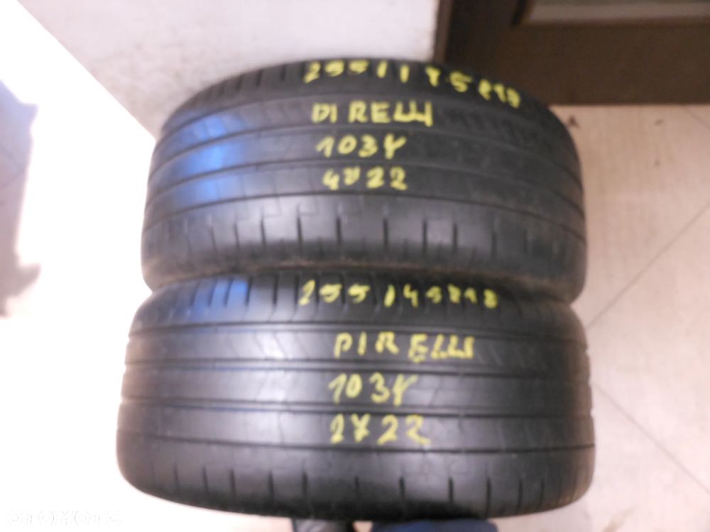 Opony 255/45r18 pirelli p zero tm I * 5,5mm lato para - 1