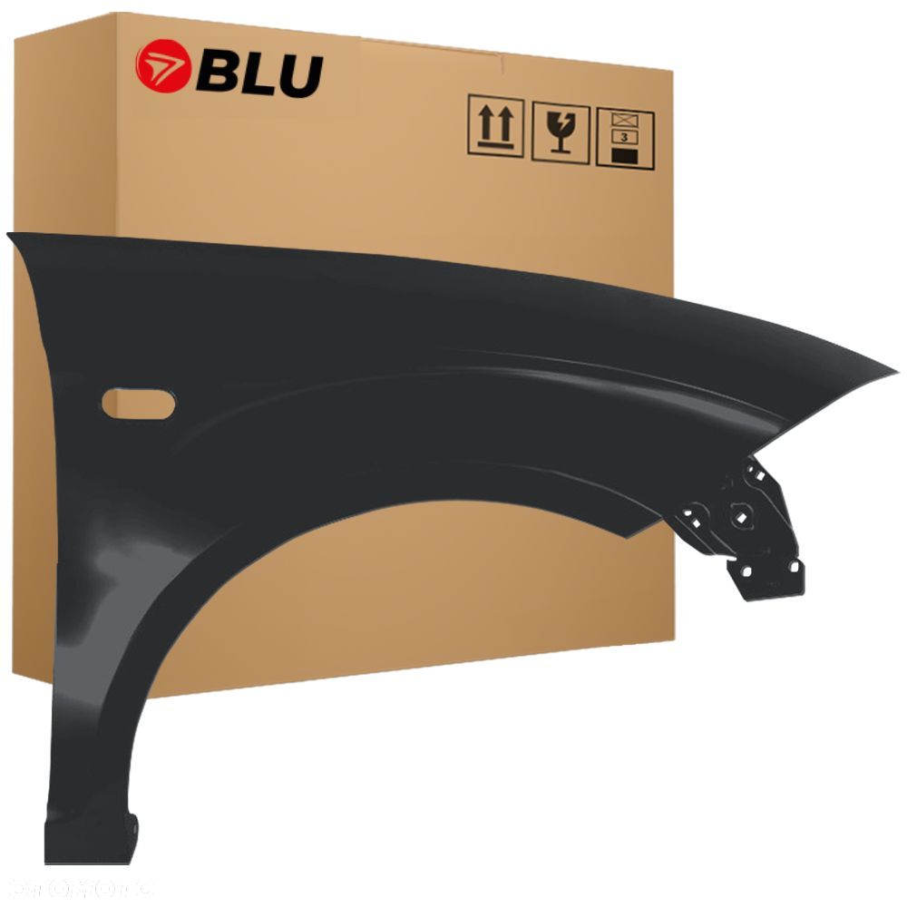 BLU Błotnik SEAT ALTEA XL LW7Z Prawy Przód Szary 2006-2015 ocynk GrauTrack - 2
