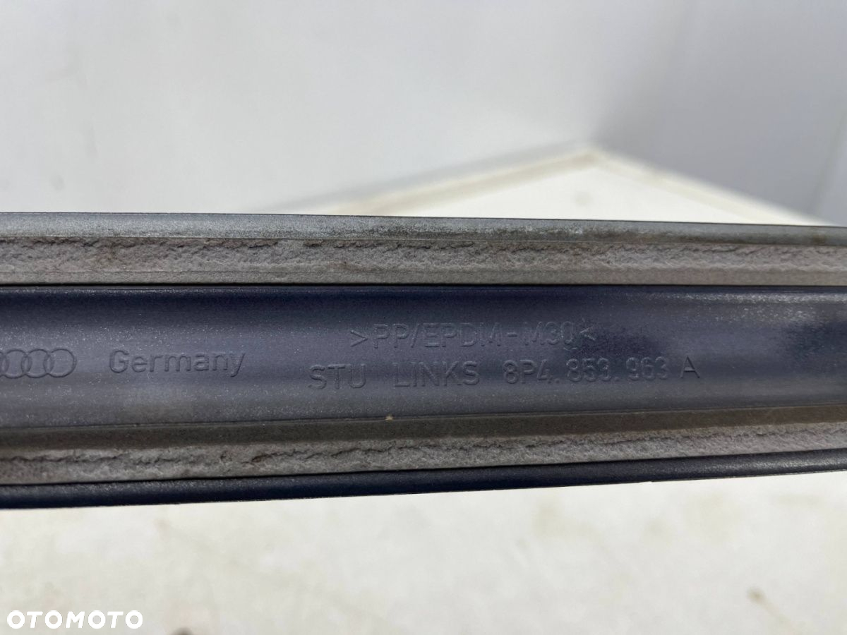 Listwa Audi A3 8P Sportback 5d 03-13r. lewa tylna nakładka drzwi boczna lewy tył 8p4853963a - 15