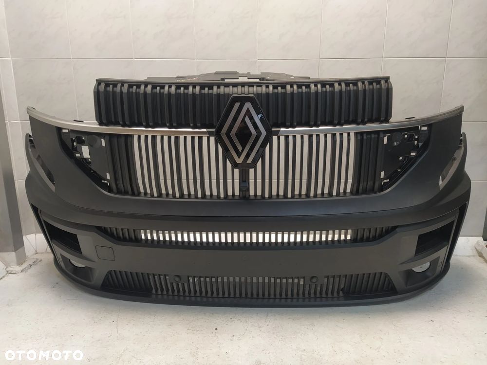 RENAULT MASTER IV V 24- ZDERZAK PRZÓD PRZEDNI GRILL ATRAPA CHŁODNICY 6xPDC HALOGENY KOMPLET NOWY ORYGINAŁ - 14