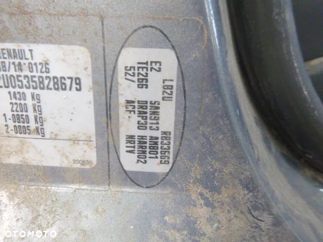 DRZWI LEWY TYŁ LEWE TYLNE RENAULT THALIA I KOLOR TE266 - 15