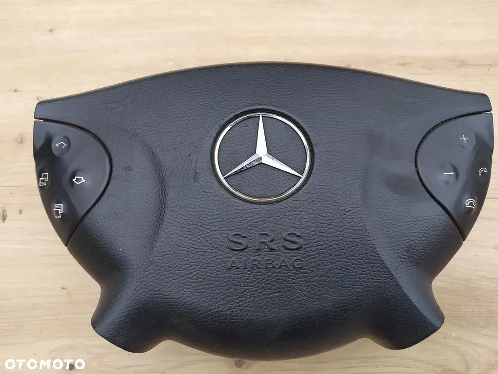 MERCEDES W211 AIRBAG KIEROWNICY PODUSZKA KIEROWCY CZARNA - 1
