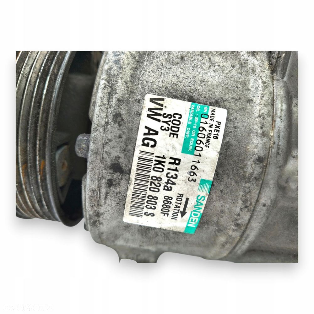 SPRĘŻARKA KLIMATYZACJI KOMPRESOR AUDI A3 8P GOLF V 1K0820803S - 3