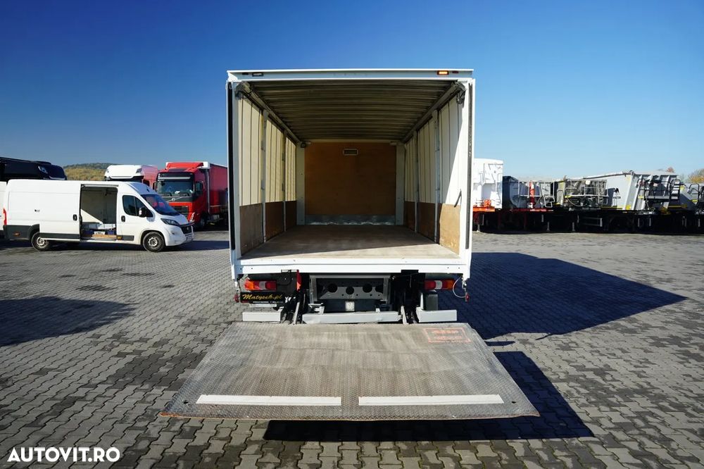 Mercedes-Benz ANTOS 1835 / CAMION RIGID / CAROSERIE CU PRELATĂ - 6,1 M / PLATFORMĂ HIDRAULICĂ DHOLLANDIA - 2.000 KG / EURO 6 - 19