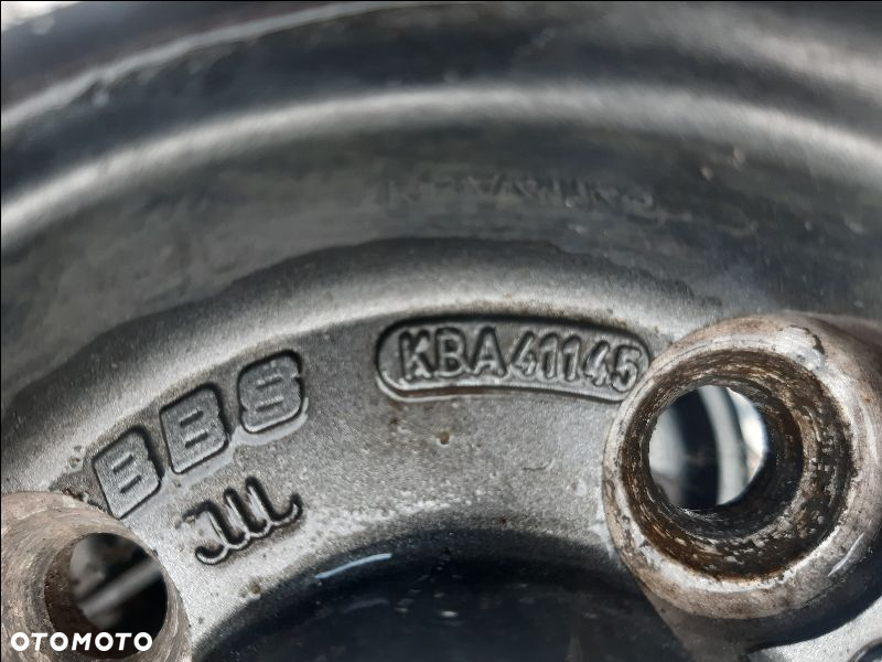 BMW 4x100 OPEL VW BBS oryginał KBA41145 alufelga 15 rarytas KULT young timer 2 sztuki - 6