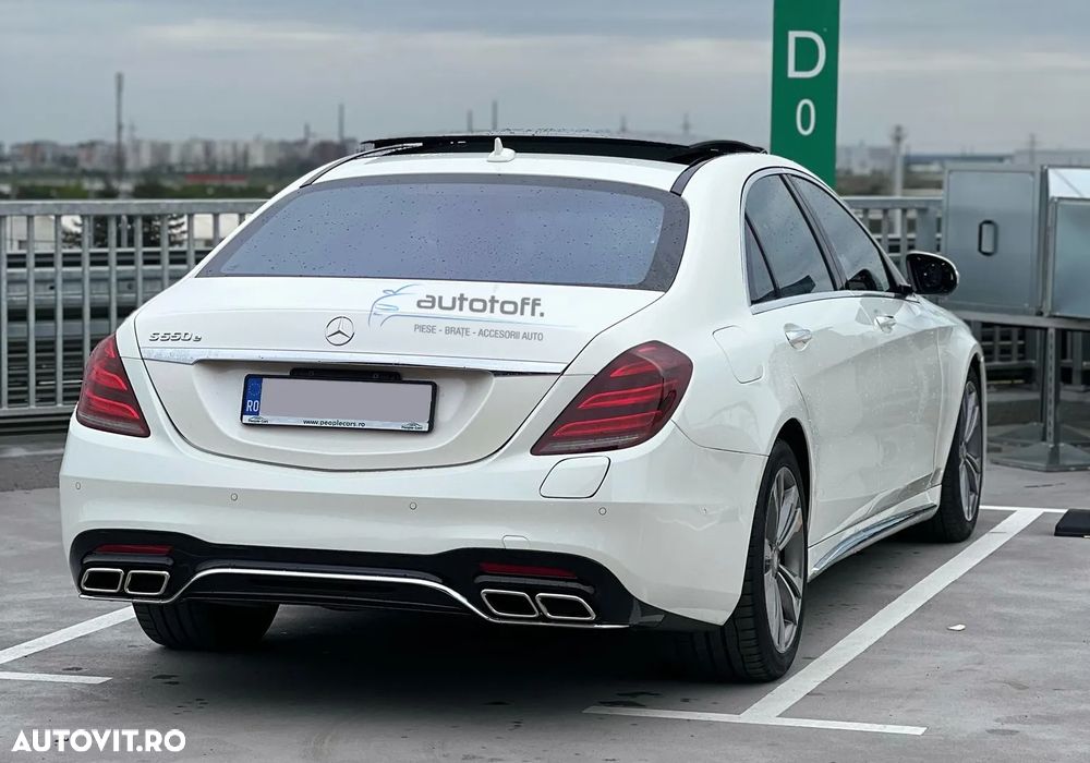 Pachet exterior Mercedes S-Class W222 (2013+) Conversie (2017+) Facelift S63 Design - 13