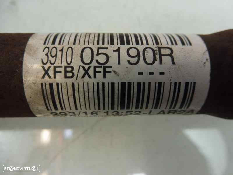 TRANSMISSÃO FRONTAL DIREITA RENAULT MEGANE IV FASTBACK 2016 -391005190R - 3