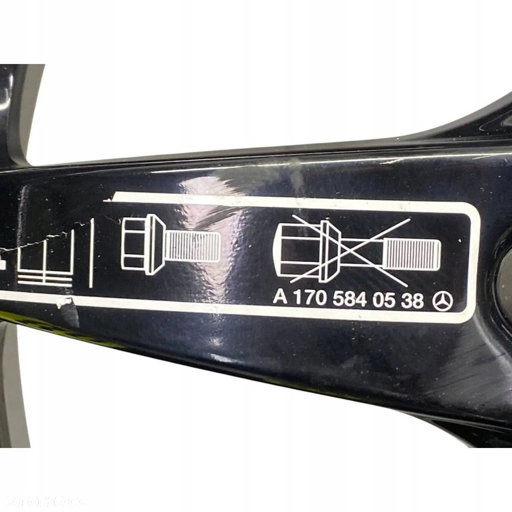 KOŁO DOJAZDOWE MERCEDES C-KLASA W203 W202 CLK W208 5X112 15H2 ET12 - 9