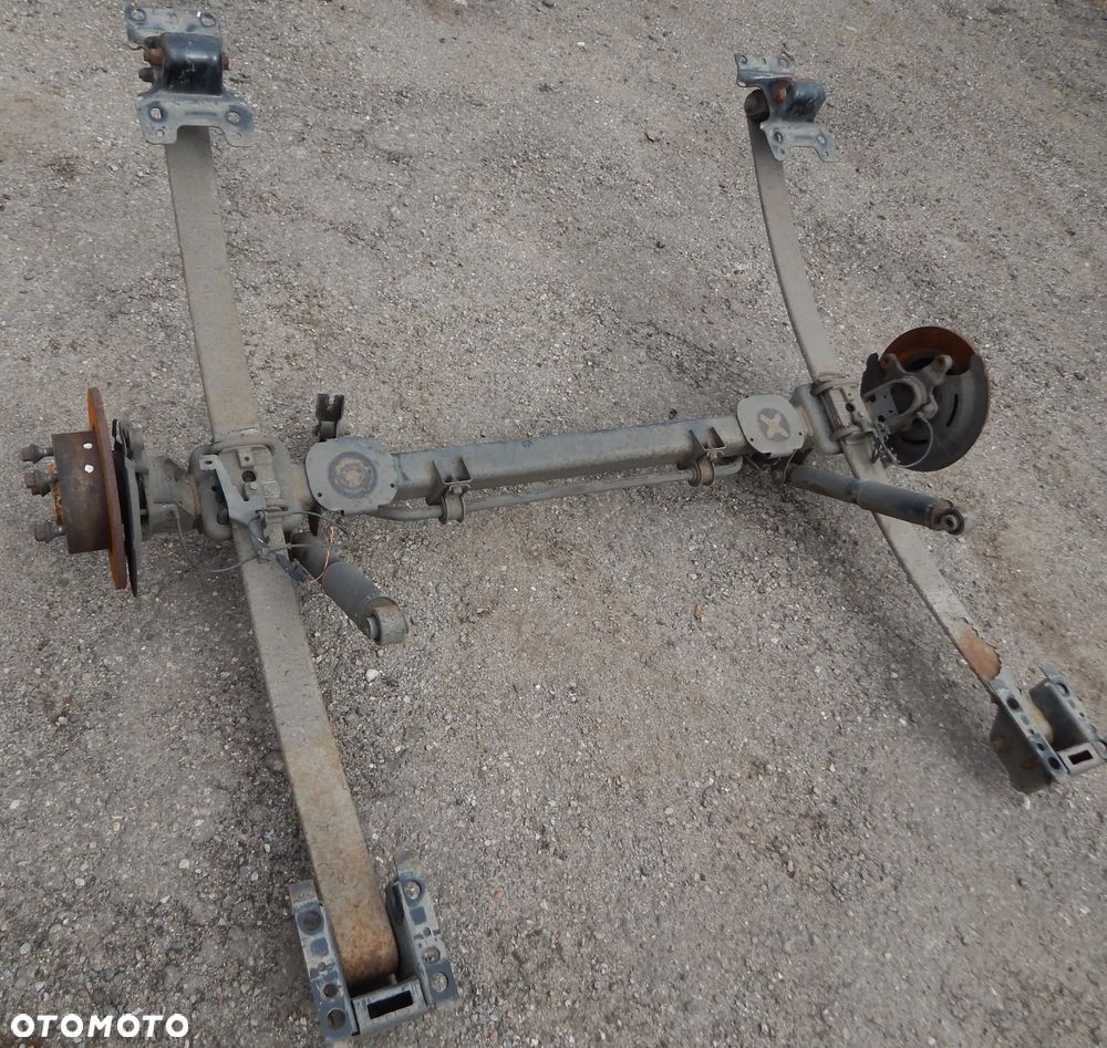 Belka oś ośka tył resor PRZYCZEPKA Renault Master III movano NV400 10-23 Łuków części - 1