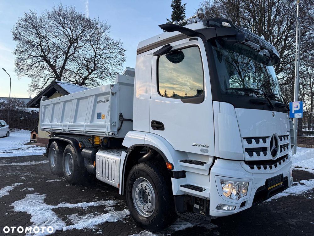 Mercedes-Benz 2646 AROCS wywrotka 6x4, 3-str. MEILLER, BORDMATIC, 71 t.km.! - 2