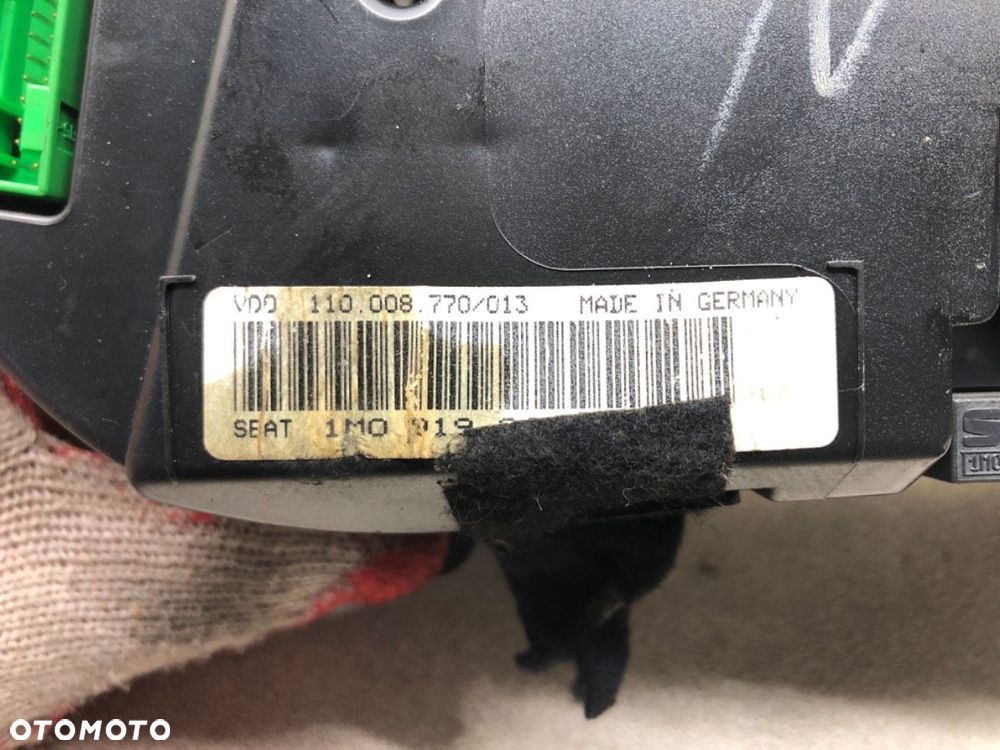 LICZNIK  SEAT TOLEDO II (1M2) 1998 - 2006 1.9 TDI 81 kW [110 KM] olej napędowy 1998 - 2004 - 4