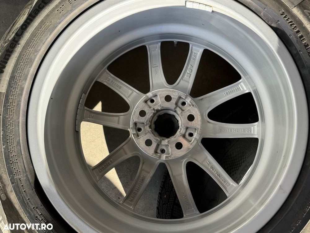 Vând jante originale BMW G01 X3 pe 18” cu anvelope de iarnă ca noi - 7
