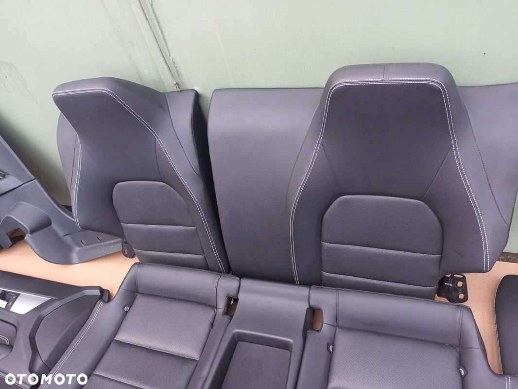 Fotele kanapa wnętrze skóra MERCEDES E-KLASA W207 COUPE LIFT AMG 16r grzane - 12