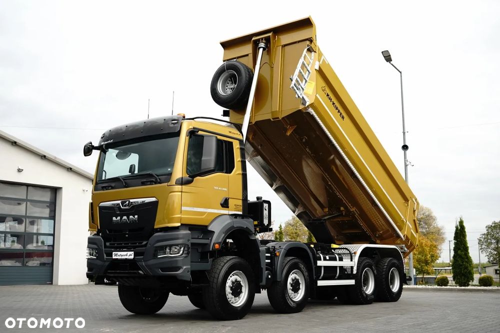 MAN TGS 41.480 / 8X8 / WYWROTKA / AUTOMAT / FABRYCZNIE NOWY / BOGATE WYPOSAŻENIE / DOSTĘPNY OD RĘKI / ZŁOTY METALIK / - 1