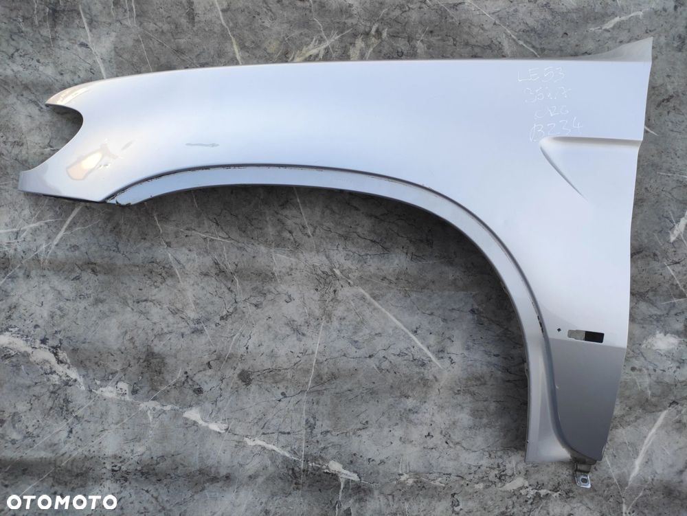 BŁOTNIK LEWY PRZÓD PRZEDNI BMW X5 E53 ORG 354 TITANSILBER