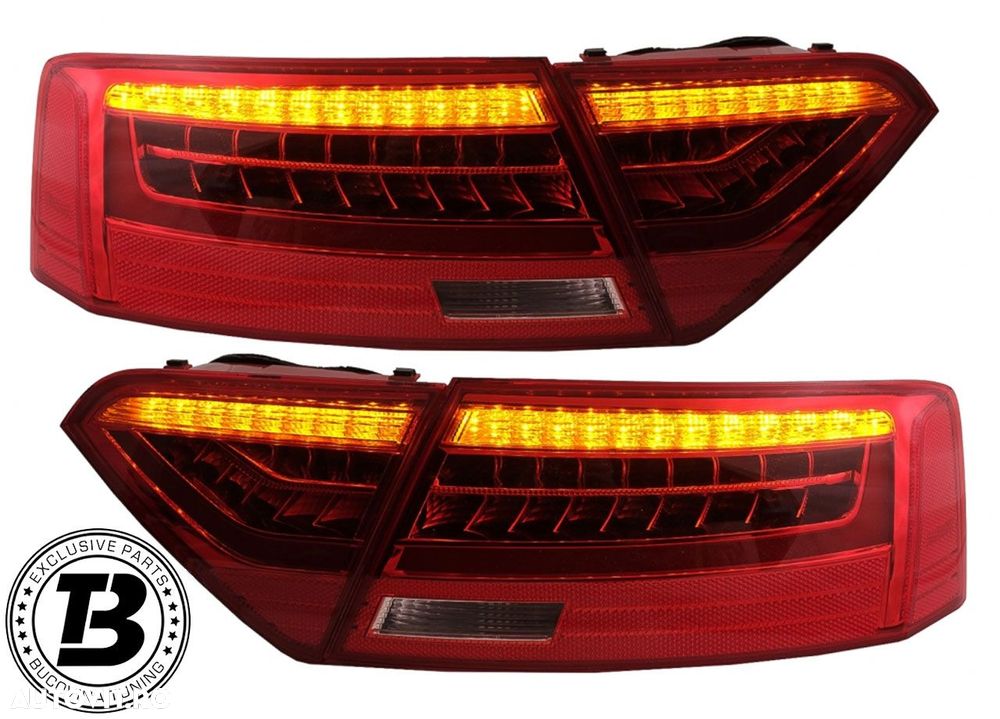 Stopuri Full LED compatibile cu Audi A5 8T Dynamic Design - 3