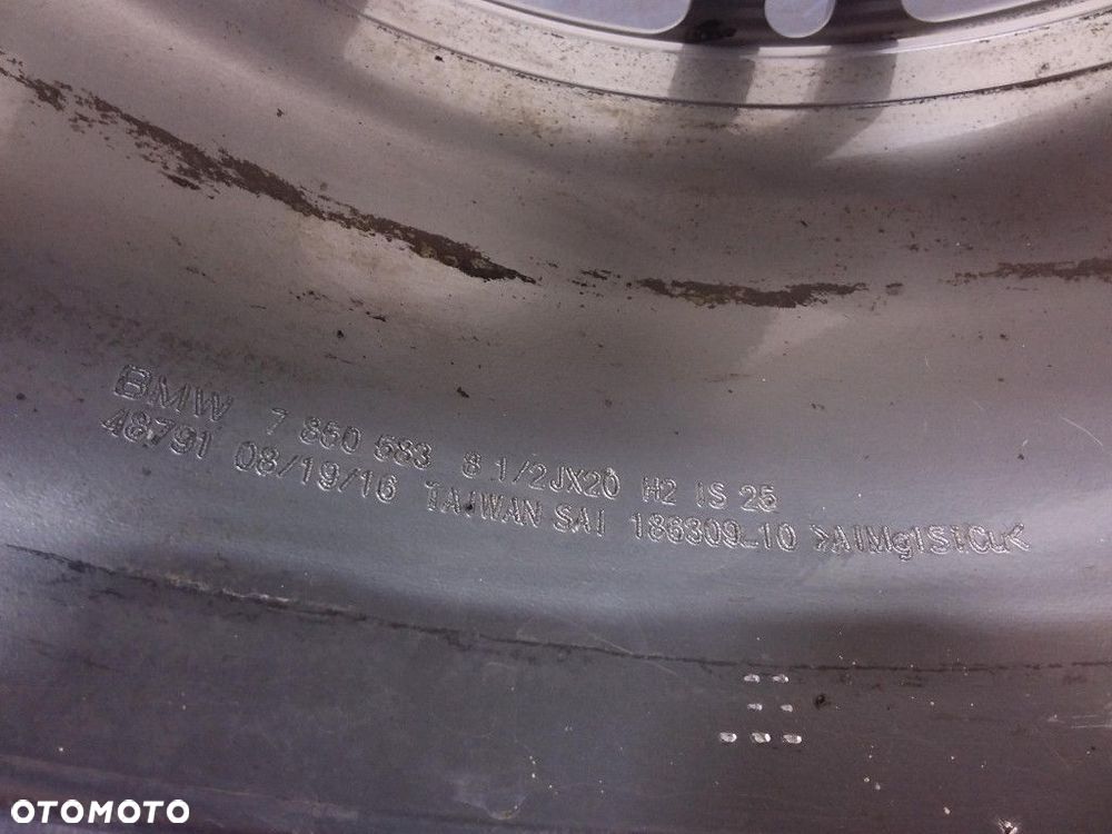 BMW 7 G11 ALUFELGA INDYVIDUAL 8.5JX20 5X112 ET25 7850583 1 SZT - 8