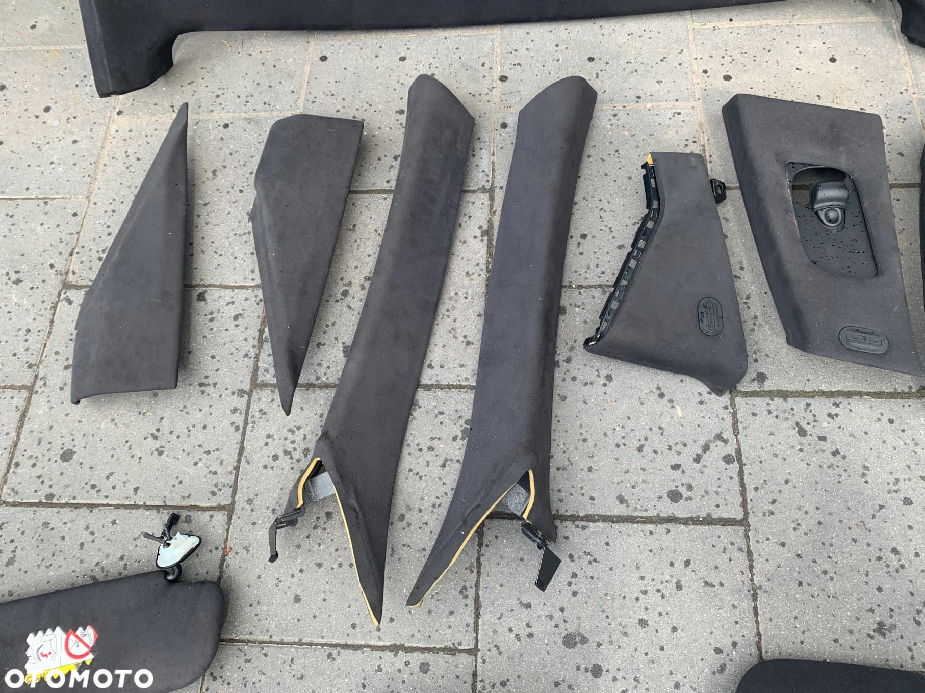 PODSUFITKA ALCANTARA ELEMENTY WNĘTRZA MASERATI GHIBLI III KOMPLET - 7