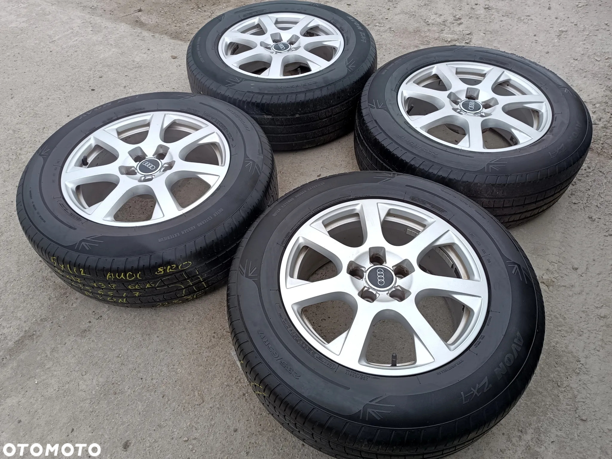 5x112 Felgi Aluminiowe Alufelgi 17 AUDI Q5 8R0 80A 8R Koła Letnie Lato 5,5mm Legnica ALU-RAD 235/65 - 3