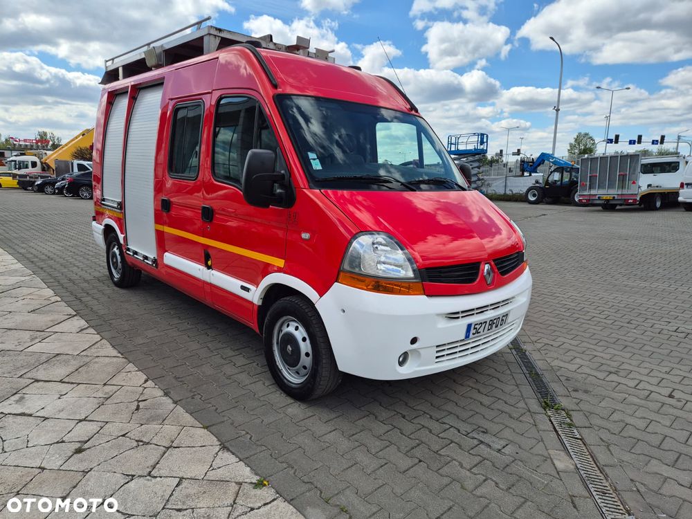 Renault Master 2.5 DCi 120 / STRAŻ POŻARNA / AUTO POŻARNICZE / 4 MIEJSCA / BEZWYPADKOWY / ORYGINALNY PRZEBIEG / DRABINA / ORYGINALNA ZABUDOWA / IDEALNY DO OSP LUB PSP / STAN IDEALNY - 5